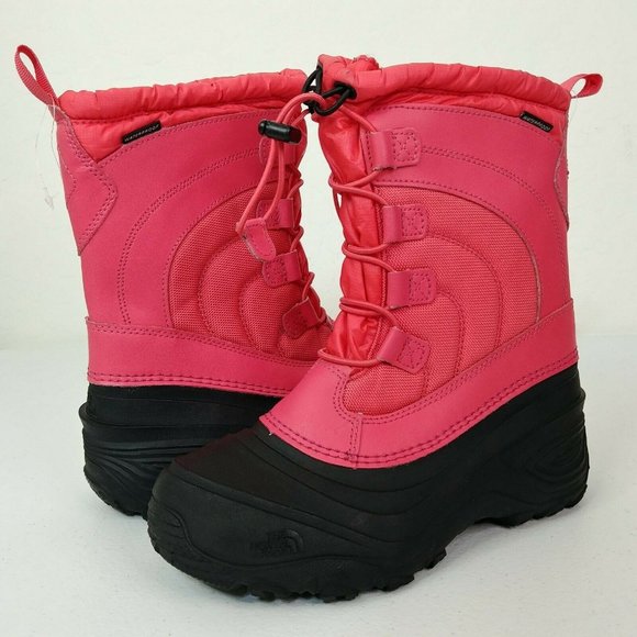 The North Face Alpenglow IV' Bungee Lace Waterproof Boot Kids Size 3 - Picture 2 of 9
